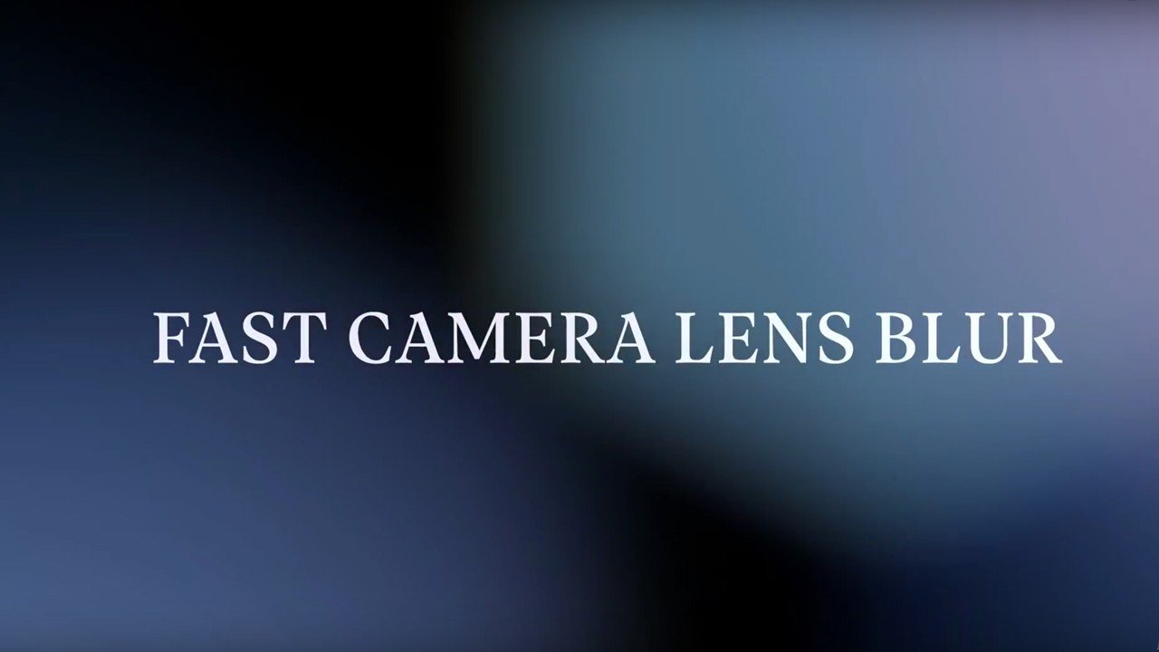 Fast Camera Lens Blur screenshot 1